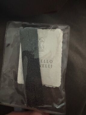 Brunello Cucinelli Black collar connector